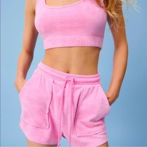 Zara Terrycloth Shorts/Tank Set